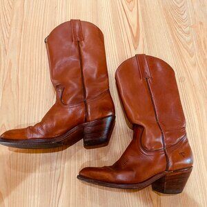 Vintage Frye 2355 Leather Western Boots Mens 8 D (Womens Size 9.5 - 10)